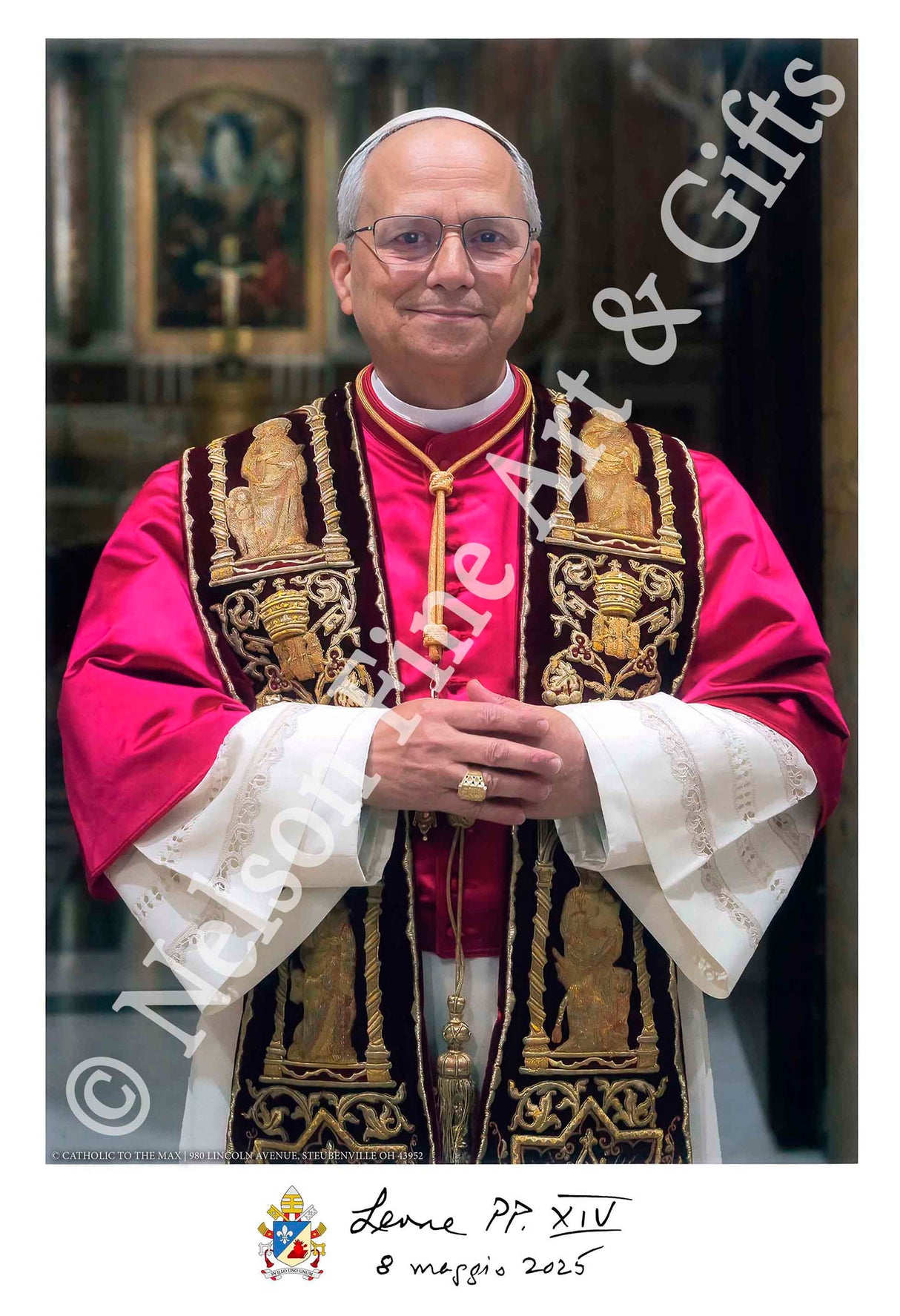 Pope Leo XIV Classroom Poster