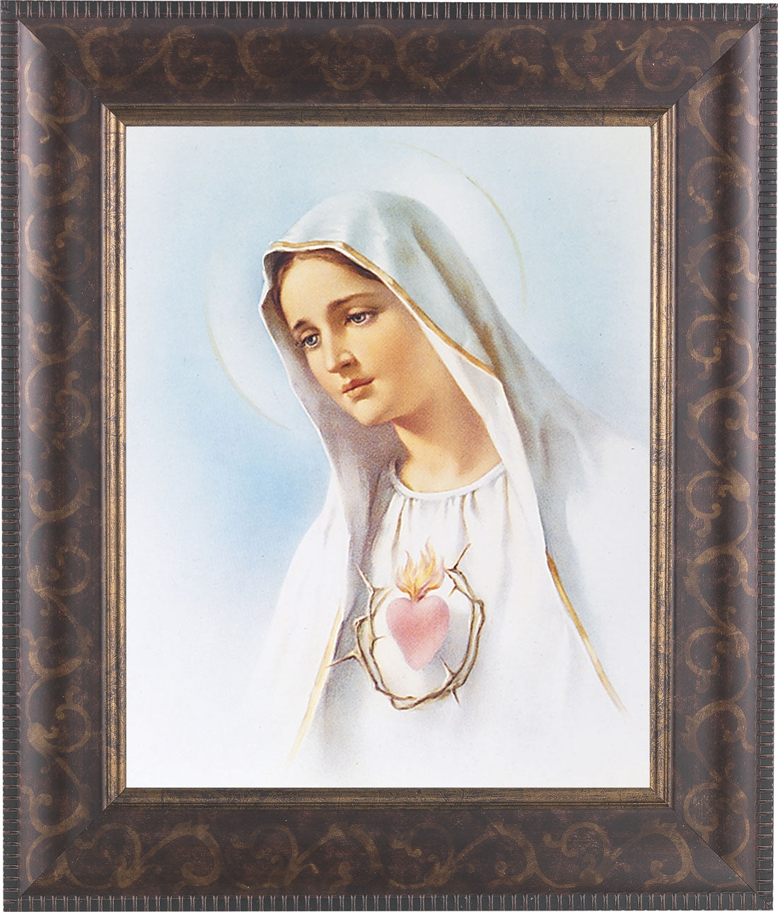 Immaculate Heart of Mary 8x10 Framed Print Under Glass