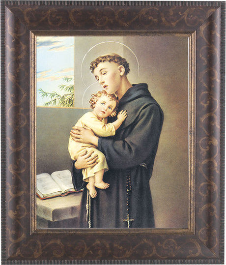St. Anthony 8x10 Framed Print Under Glass