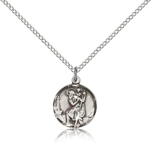 Petite Lighthouse St. Christopher Necklace for Women