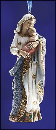 Madonna and Child Christmas Ornament