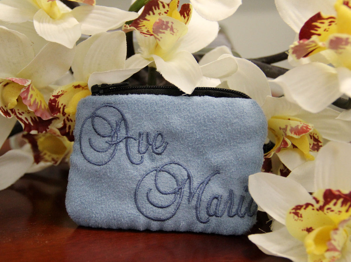 Ave Maria Cloth Rosary Case