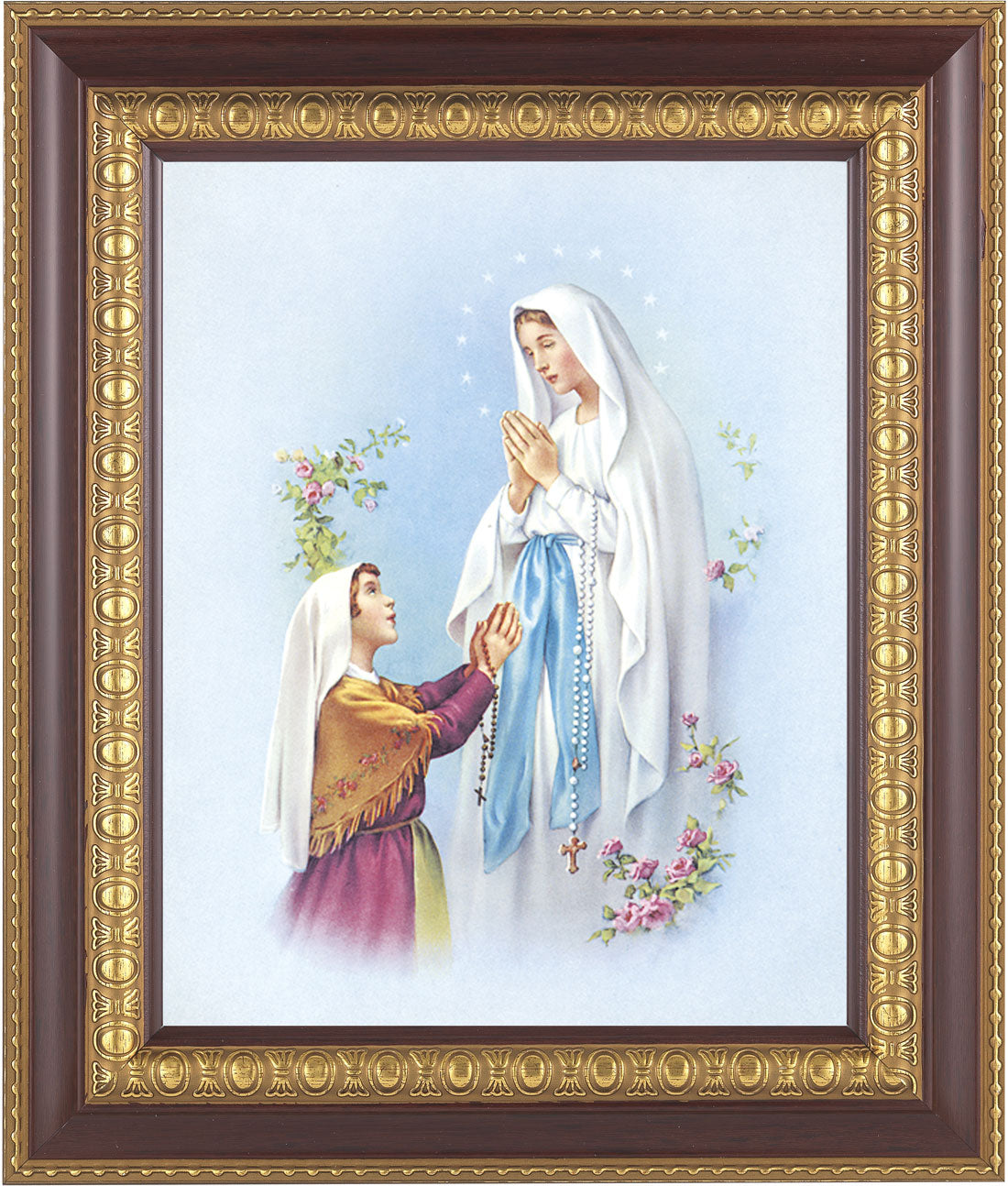 Our Lady of Fatima 8x10 Framed Print Under Glass