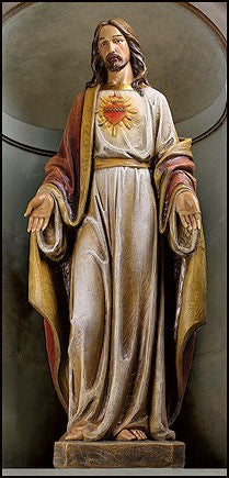 Sacred Heart Statue - 48'H