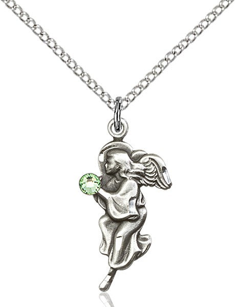 Angel Pendant with Birthstone Options