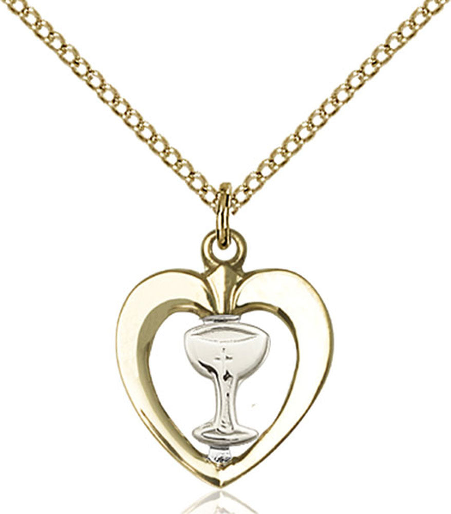Heart Shaped Chalice Medal