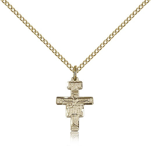 Women's Small San Damiano Crucifix Pendant