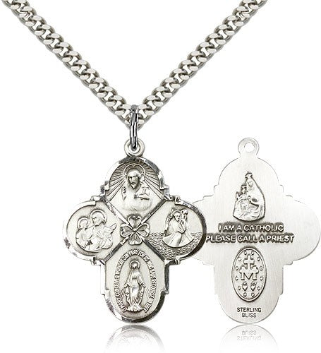 Rounded Edge 4-Way Medal for Women