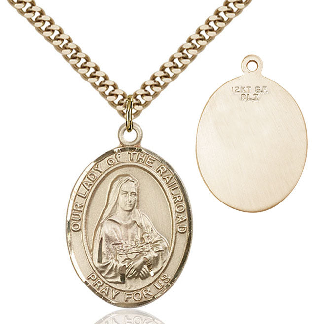 Our Lady of Grace of The Railroad Patron Saint Medal