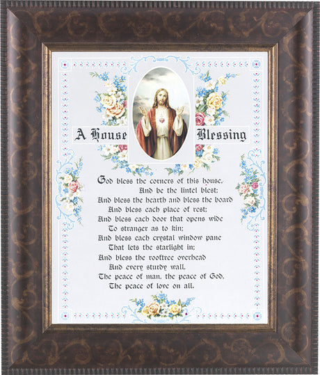 A House Blessing Prayer 8x10 Framed Print Under Glass