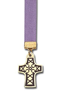 Celtic Cross Bookmark - 12 Ribbon Colors Available