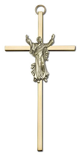Risen Christ Wall Crucifix 6"