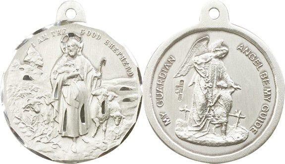 Good Shepherd Guardian Angel Medal