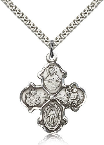 Sacred Heart 4-Way Pendant