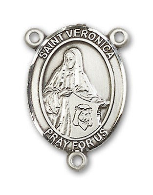 St. Veronica Rosary Centerpiece Sterling Silver or Pewter