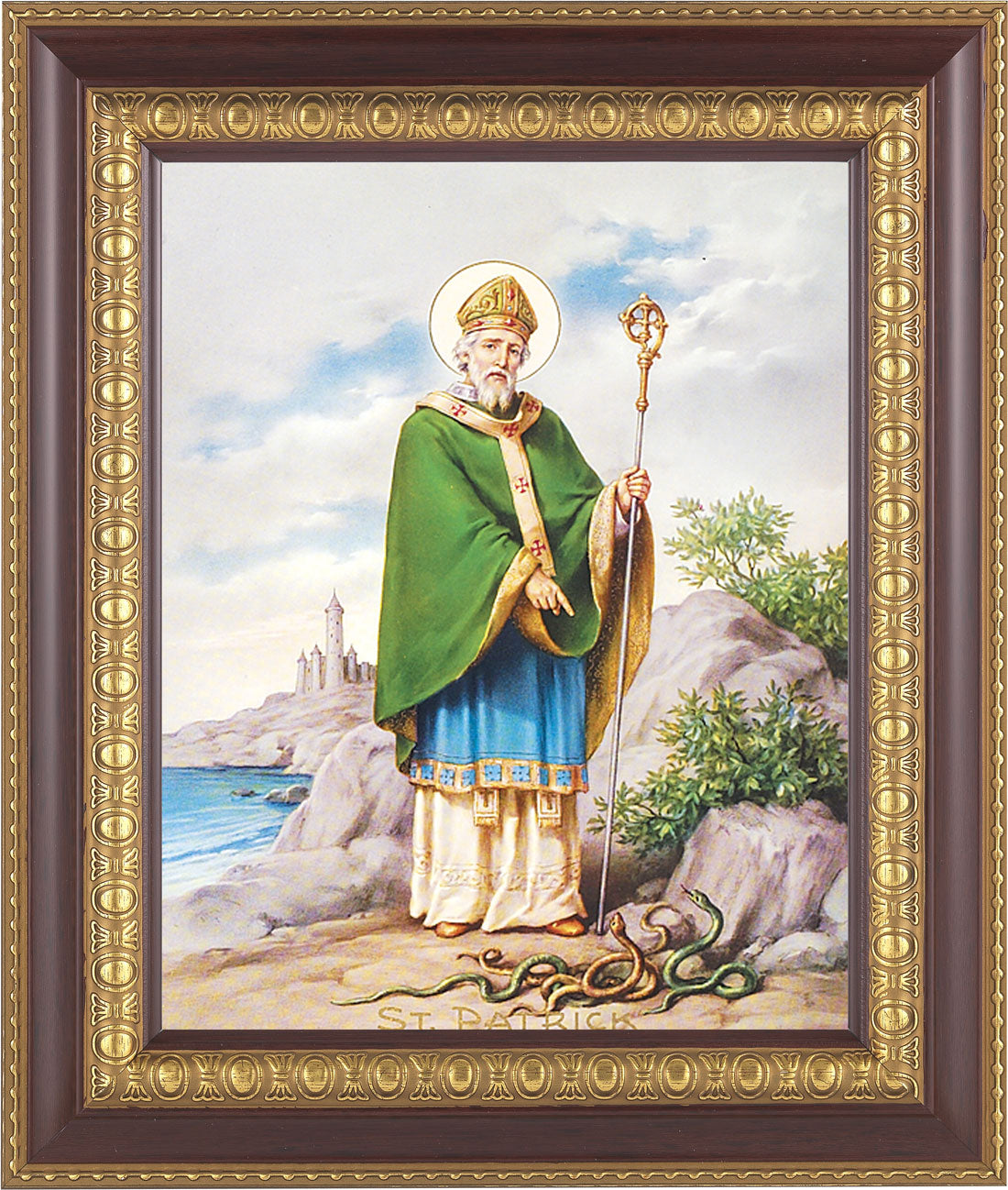 St. Patrick 8x10 Framed Print Under Glass