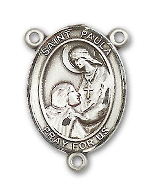 St. Paula Rosary Centerpiece Sterling Silver or Pewter