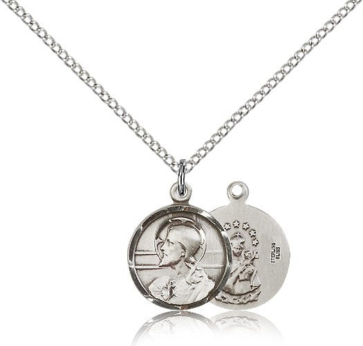 Double-sided Scapular Medal Pendant Round