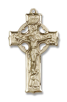 Men's Traditional Celtic Crucifix Pendant