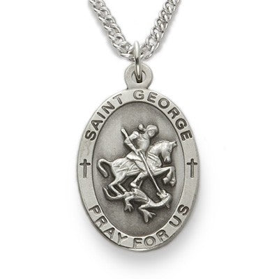 St. George Sterling Silver Medal