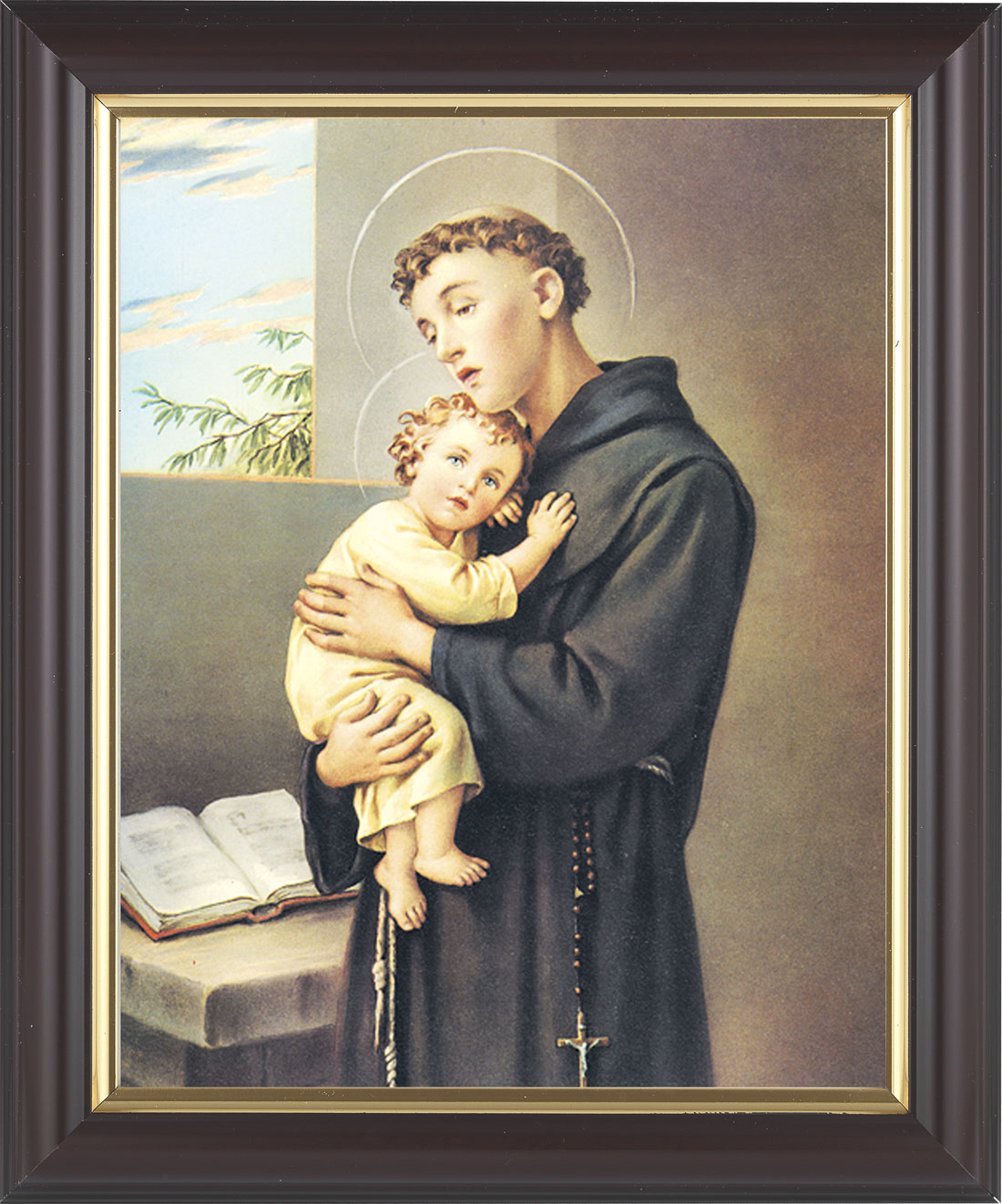 St. Anthony 8x10 Framed Print Under Glass