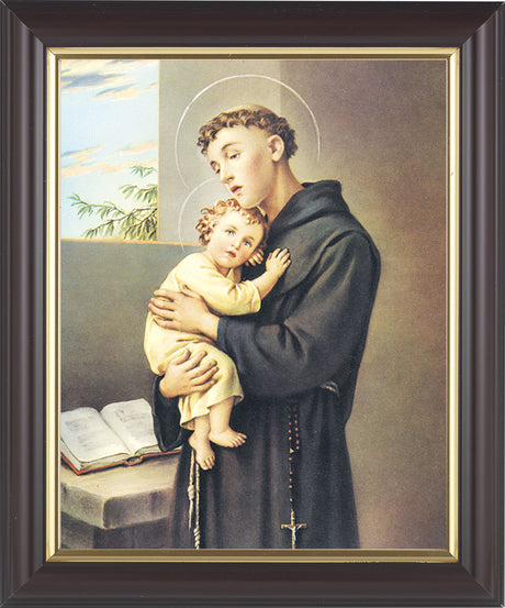 St. Anthony 8x10 Framed Print Under Glass