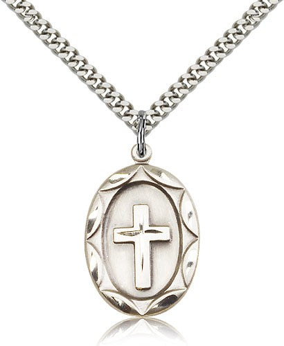 Open Cut Cross Necklace