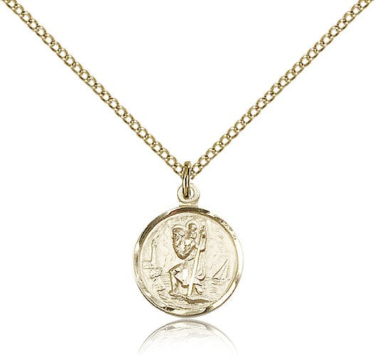 Petite Lighthouse St. Christopher Necklace for Women