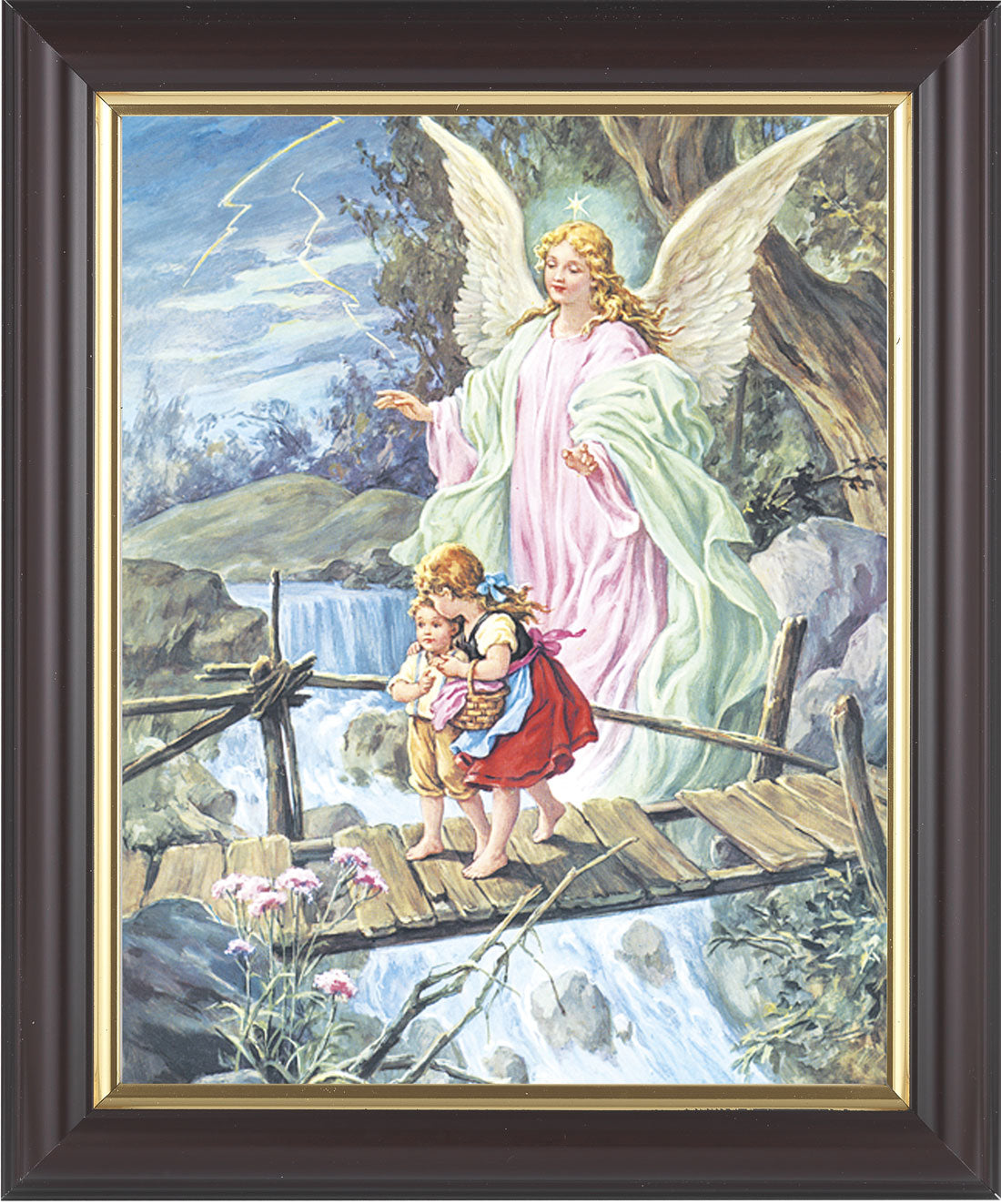 Guardian Angel 8x10 Framed Print Under Glass