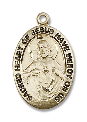 Raised Border Learn of Me Men's Scapular Necklace