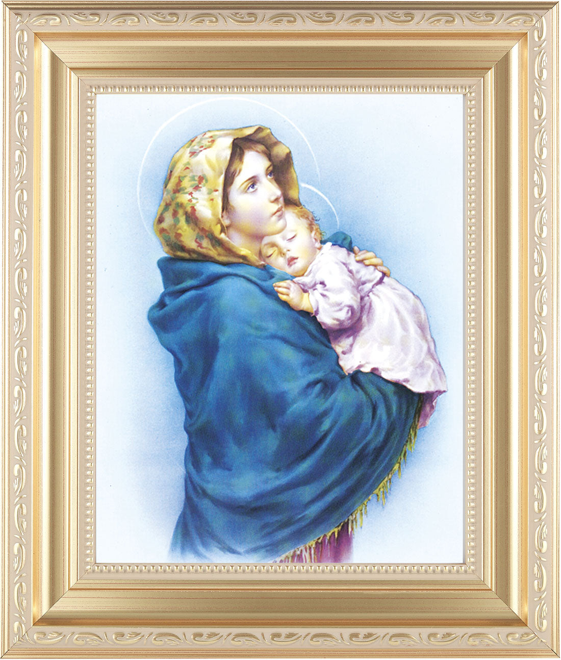 Madonna and Child 8x10 Framed Print Under Glass