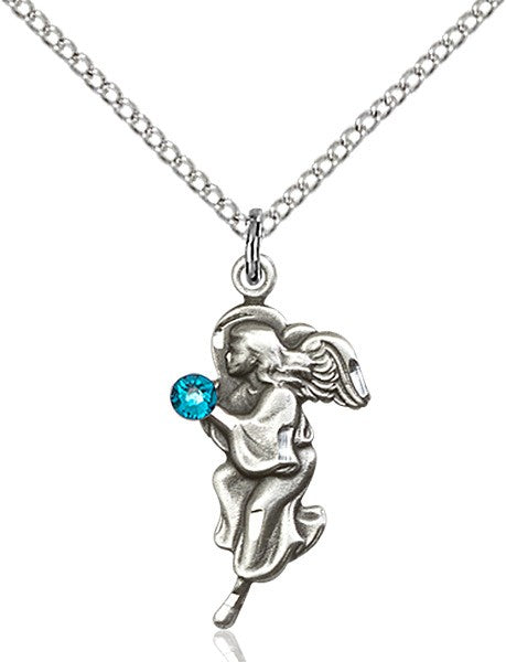 Angel Pendant with Birthstone Options