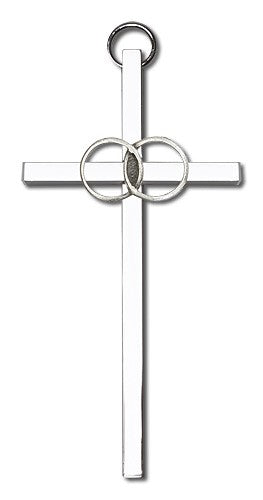 Wedding Rings Cross 4'