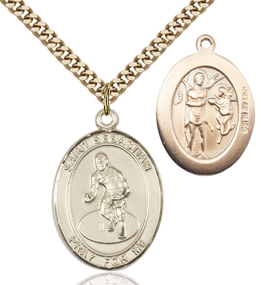 St. Sebastian Wrestling Medal