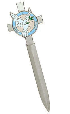 Dove of Peace Letter Opener Silvertone
