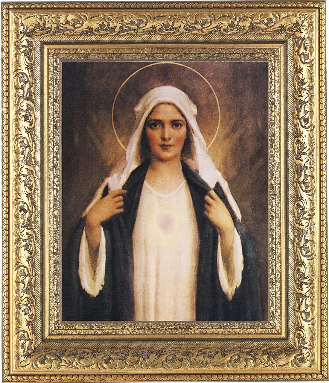 Immaculate Heart of Mary 8x10 Framed Print Under Glass