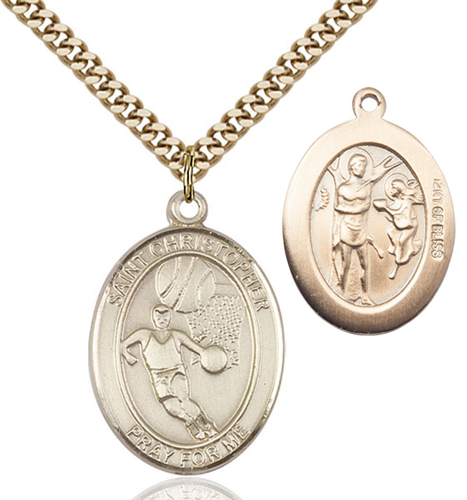 St. Sebastian Basketball Medal