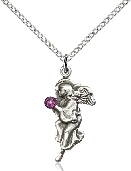 Angel Pendant with Birthstone Options