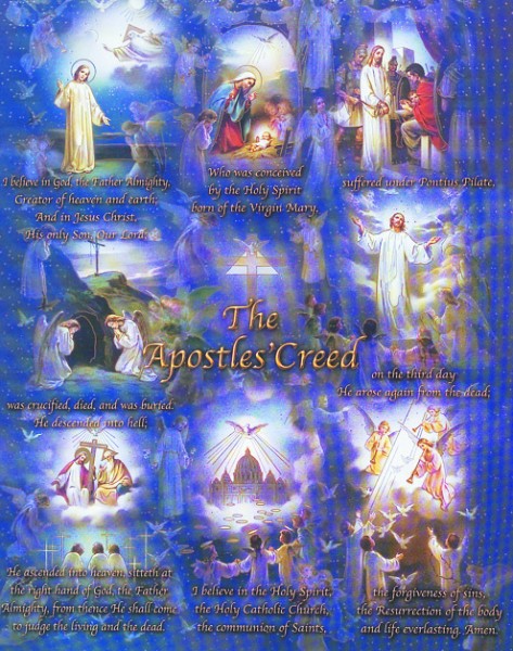 Apostles Creed Large Poster