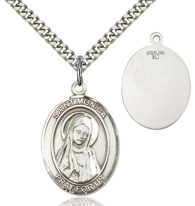 Oval Saint Monica Medal