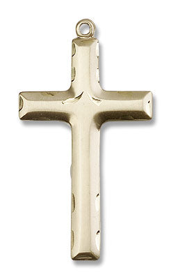 Etched Cross Pendant
