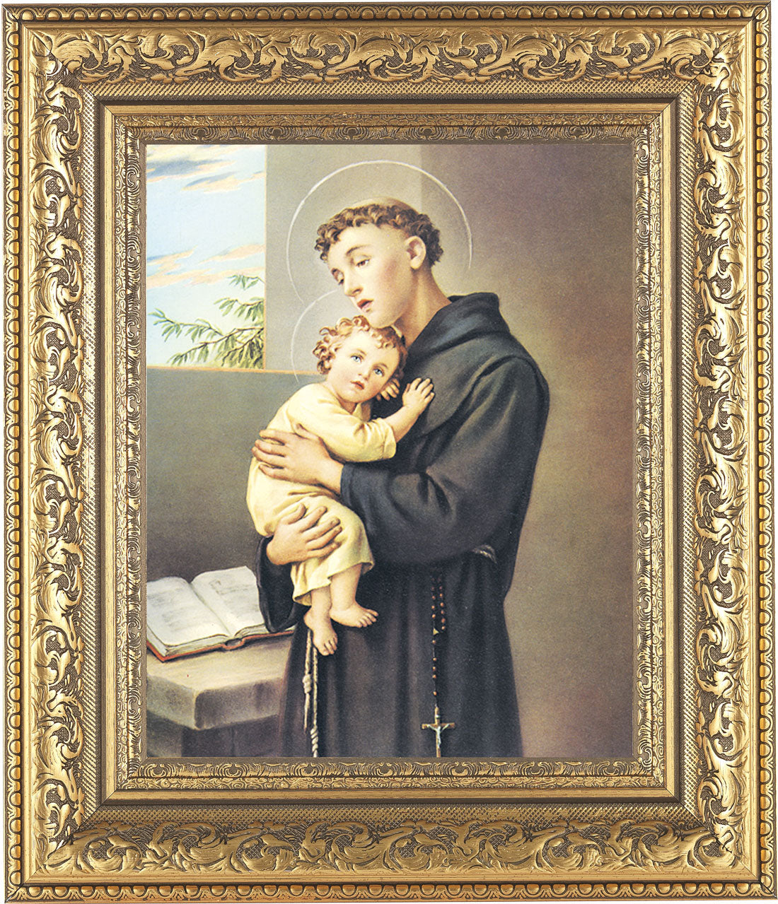 St. Anthony 8x10 Framed Print Under Glass