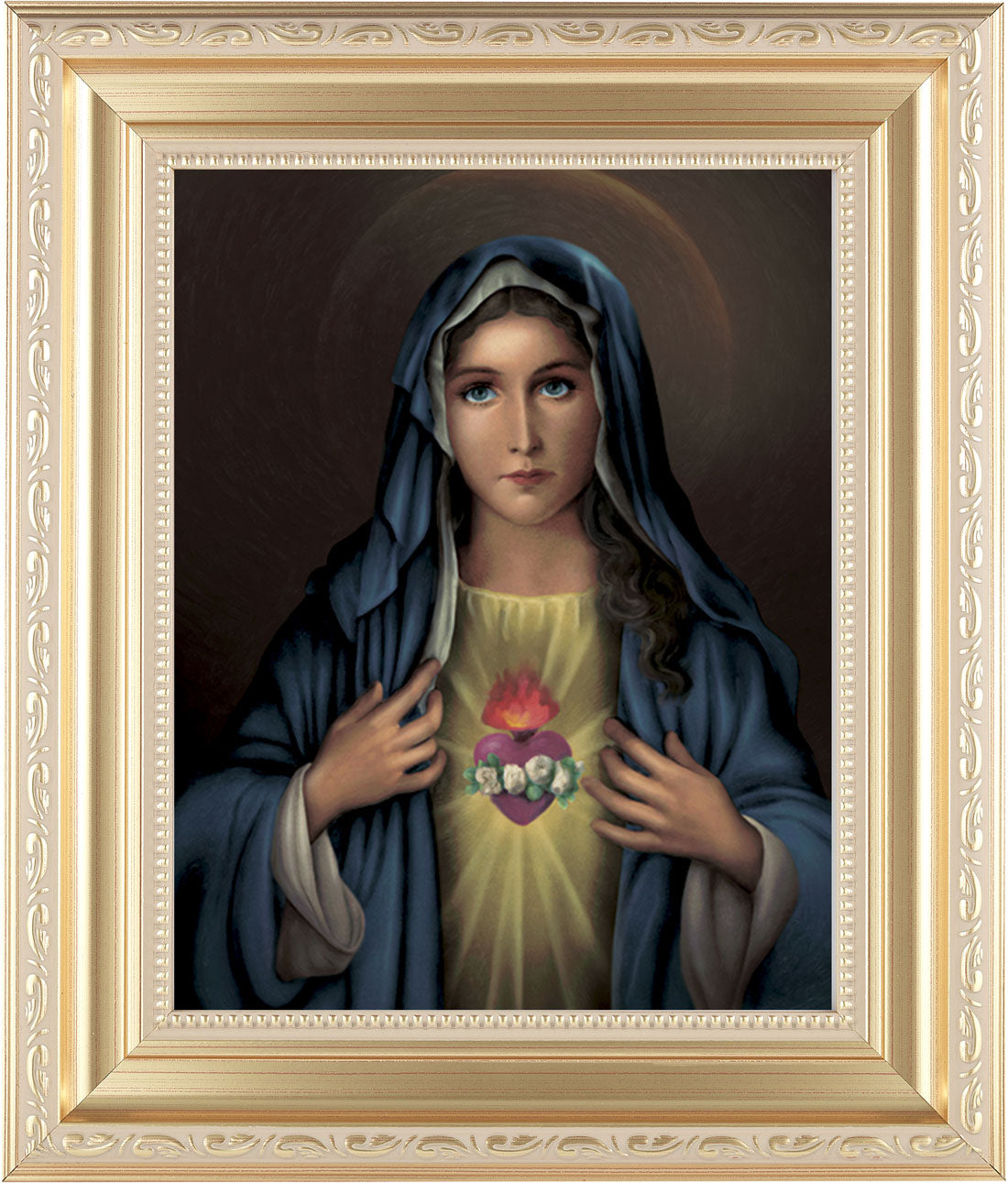 Immaculate Heart of Mary 8x10 Framed Print Under Glass