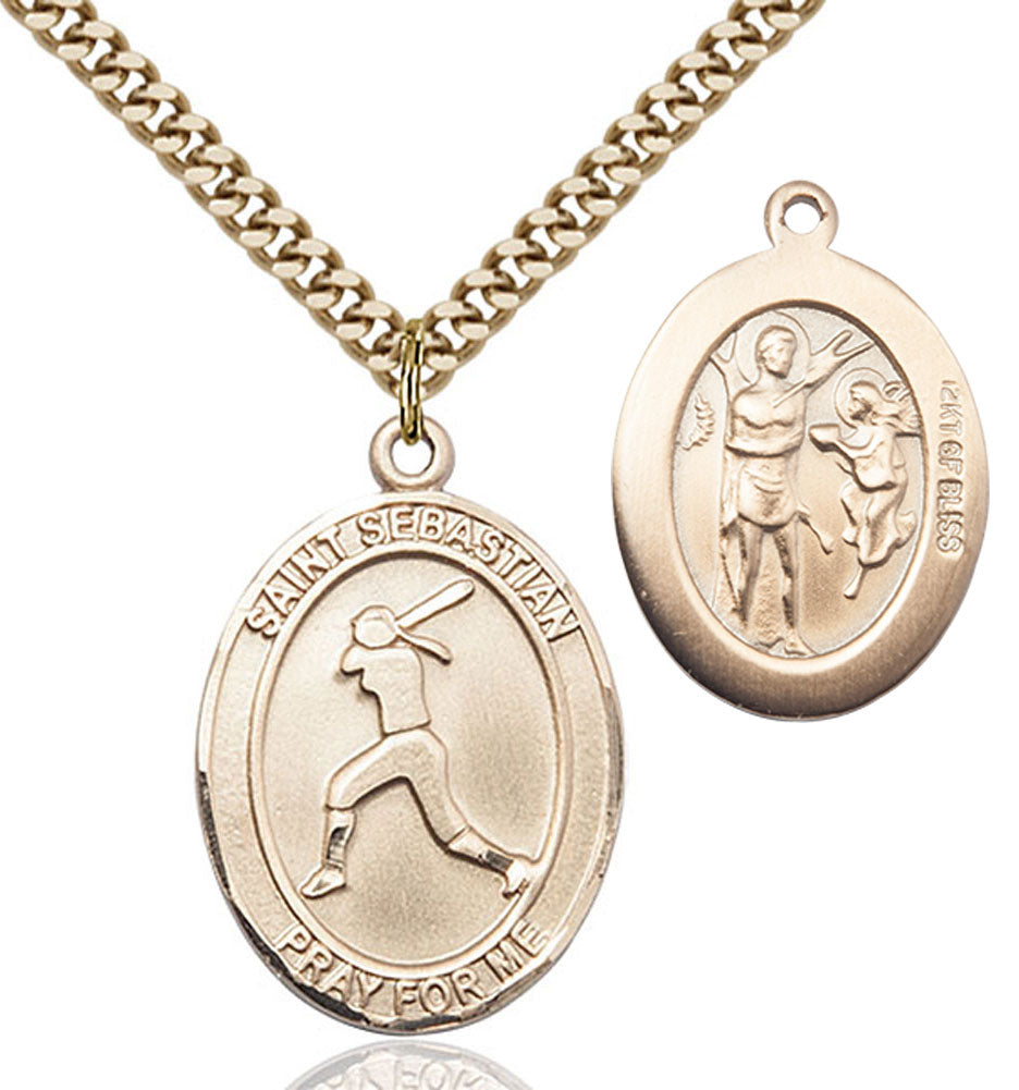 St. Sebastian Softball Medal