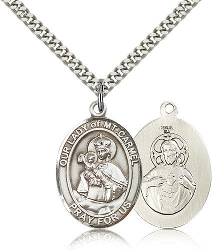 Our Lady Mount Carmel Patron Saint Medal