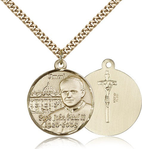 Men's Pope John Paul II with Vatican Medal