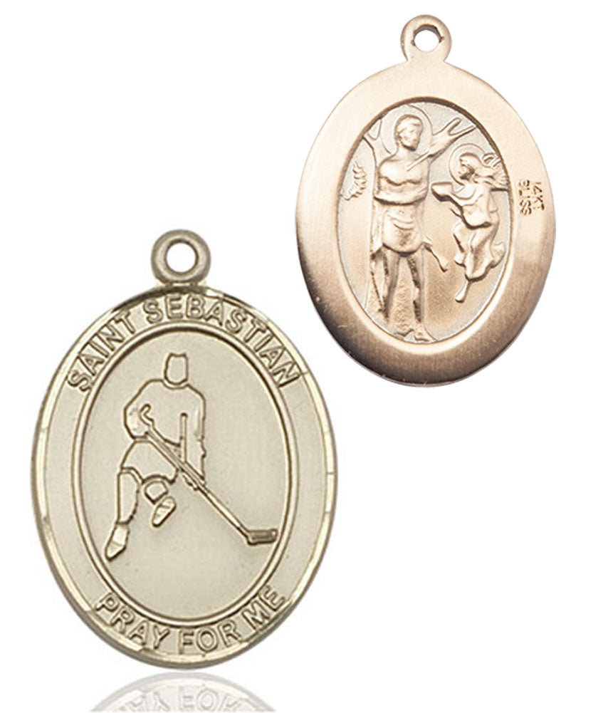 St. Sebastian Ice Hockey Patron Saint Medal