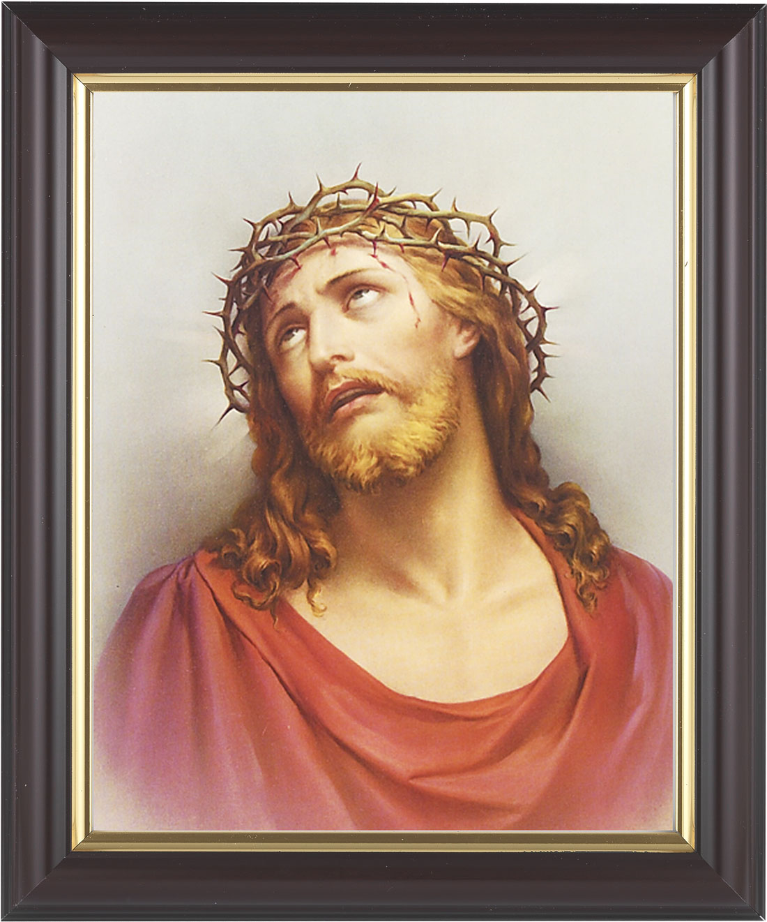 Christ Head of Thorns 8x10 Framed Print Under Glass