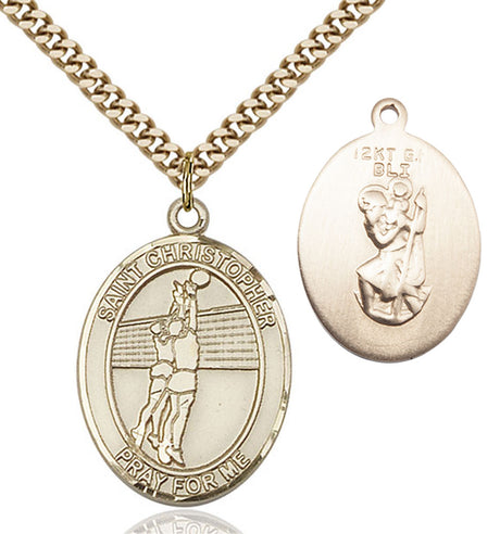 Saint Christopher Volleyball Medal