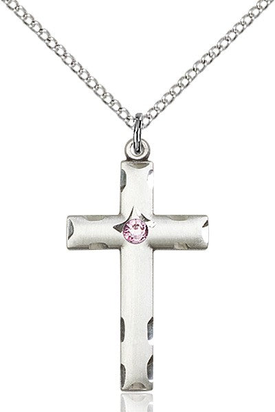 Birthstone Cross Pendant for Women